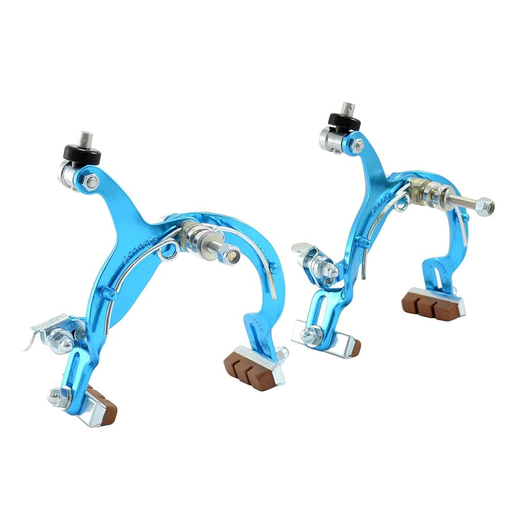 ダイアコンペ　MX-1000 ブルー　前後セット Dia-Compe MX1000 BMX bicycle brake caliper - DARK BLUE